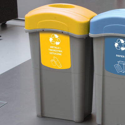 Pojemniki do segregacji metali i tworzyw sztucznych Eco Nexus&reg; 85