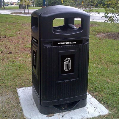 Pojemniki do segregacji odpad&oacute;w zmieszanych Glasdon Jubilee&trade; 110