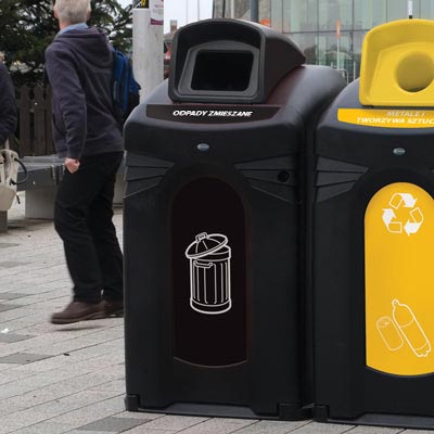 Pojemniki do segregacji odpad&oacute;w zmieszanych Nexus&reg; City 240