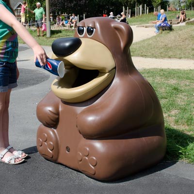 Kosz na śmieci przyjazny dzieciom TidyBear&trade;