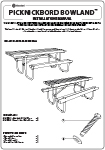 Picknickbord Bowland&trade; Installationsmanual