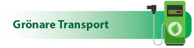 Gr&ouml;n transport underrubrikgrafik