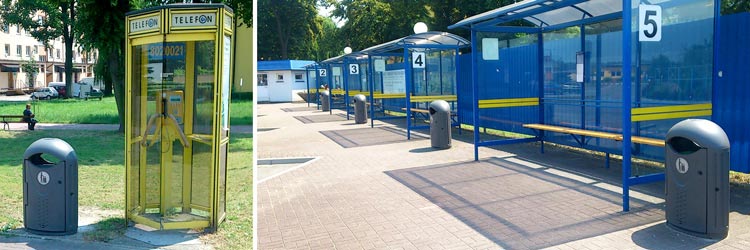 Papperskorgen Evolution&trade; &ndash; testad av turister i Wadowice