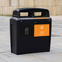 Källsorteringsbehållare Nexus® Evolution City Duo