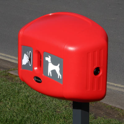 Hundp&aring;seautomat Retriever City - r&ouml;d