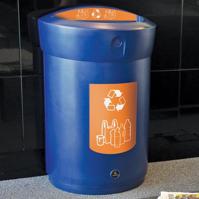 Sopsorteringsk&auml;rl Envoy&trade; 110 liter f&ouml;r plastf&ouml;rpackningar