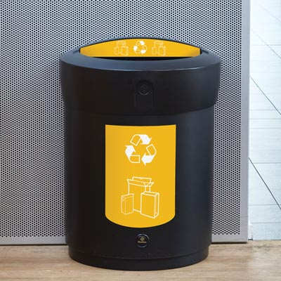 Sopsorteringsk&auml;rl Envoy&trade; 90 liter f&ouml;r pappersf&ouml;rpackningar