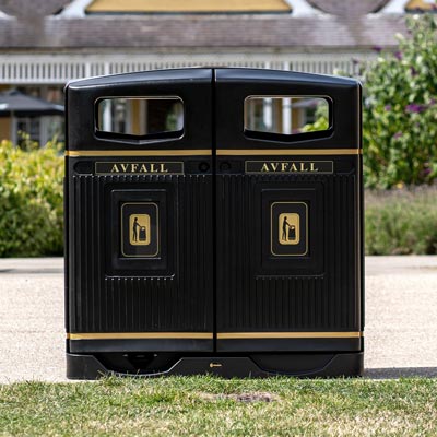 Glasdon Jubilee&trade; Duo 220 Papperskorg