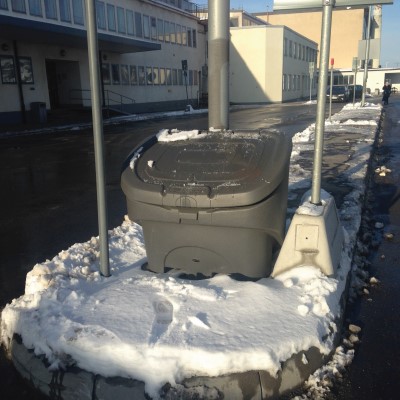 Sandbeh&aring;llare Nestor&trade; 400L granitgr&aring;
