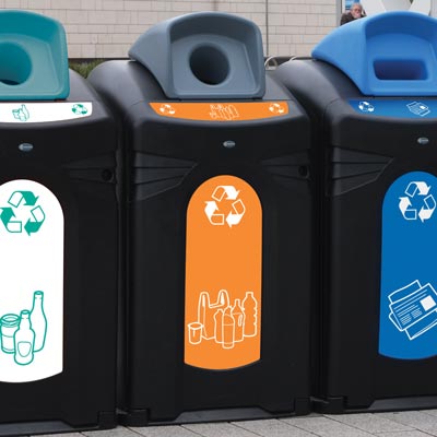 &Aring;tervinningsk&auml;rl Nexus&reg; City 240 f&ouml;r plastf&ouml;rpackningar