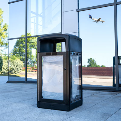 Transparenta &aring;tervinningsk&auml;rl Origin&trade; Vision 110 Inneh&aring;ller &aring;tervunnet material