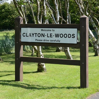 Village Gateway Sign Carrier