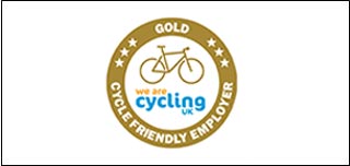 Cycle Friendly Employer 'Gold' accreditation