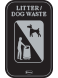 Front - Litter/Dog - Black & Silver