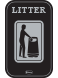 Front - Litter - Black & Silver