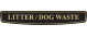 Lid - Litter/Dog - Black & Gold