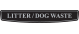 Lid - Litter/Dog - Black & Silver