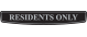 Lid - Residents Only - Black & Silver