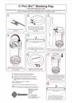C-Thru 180 Bin Blanking Flap Operating Instructions