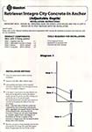 Retriever/Integro City Concrete-In Anchor (Adjustable Depth) Installation Instructions