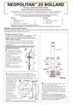 Neopolitan 20 Bollard Installation Instructions