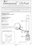 Glenwood 170 Post Instruction Manual