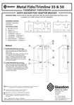 Metal Fido/Trimline 35 & 50 Earth Anchor Post Adaptor Bracket Installation Instructions