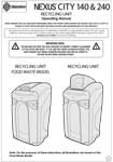 Nexus City 140 & 240 Operating Manual