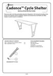 Cadence&trade; Shelter Instruction Manual