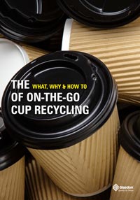 Download the Glasdon eBook - What, Why, How to of Cup Recycling Cover