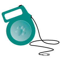dog lead illustration