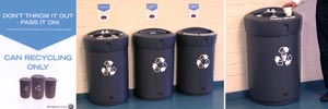 Glasdon focus on implementing a new recycling initiative for GE healthcare at the Maynard Centre