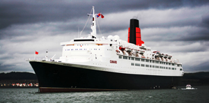 Glasdon GRP inside the QE2