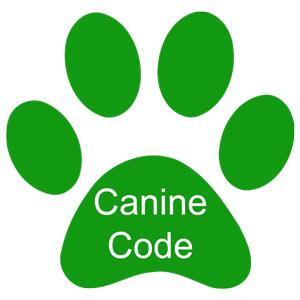 canine code logo