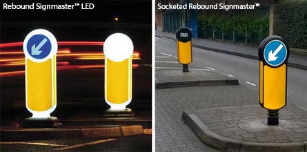 Signmaster LED and socket variants displayed on the street