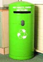 Midi recycling bin in an office