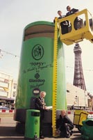 World Record Breaking Topsy Bin