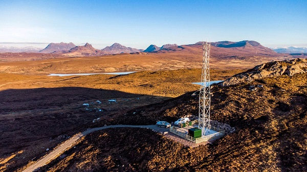 Garrison&trade; GRP Modular Housing located at a remote cell site in the Scottish Highlands