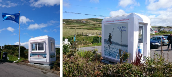 Genesis Kiosks at Anglesey Beach