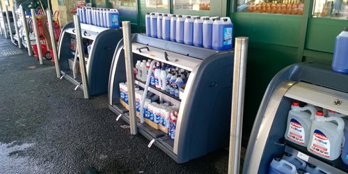 Orion Storage units displaying 'driver esentials'