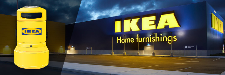 Yellow Plazas for Ikea