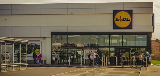 Outside Lidl