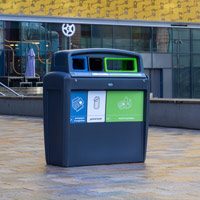 Nexus&reg; Evolution City Trio Recycling Bin
