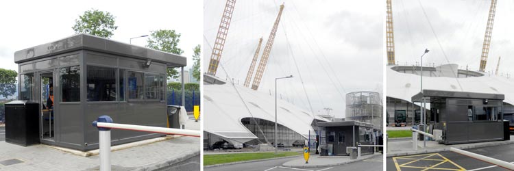 Glasdon Building Guards the O2