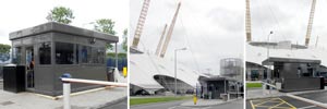 Glasdon Building Guards the O2