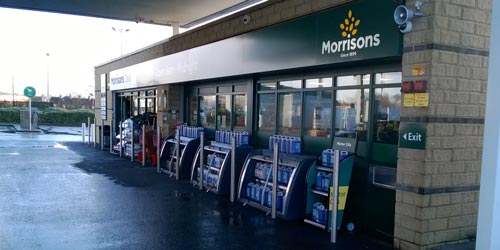 Orion forecourt bunker at Morrisons petrol station