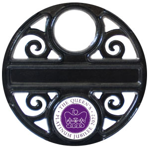 The Queen's Platinum Jubilee emblem on the commemorative Lowther&trade; Seat