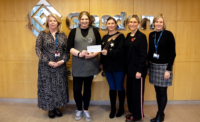 Poulton Preschool Cheque Presentation
