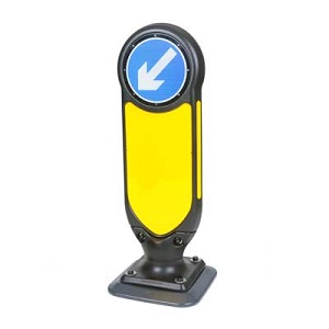 Rebound Signmaster Ultralow Bollard with a white background