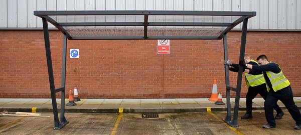 Structural Testing of a Glasdon cycle shelter